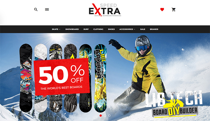 Snowboarding Responsive OpenCart Template