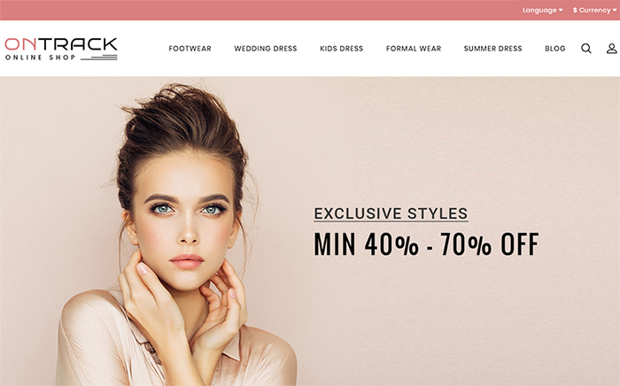 OnTrack - Excellent Fashion OpenCart Template