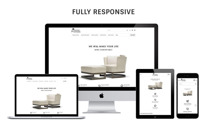 Hovera Furniture Responsive Store OpenCart Template