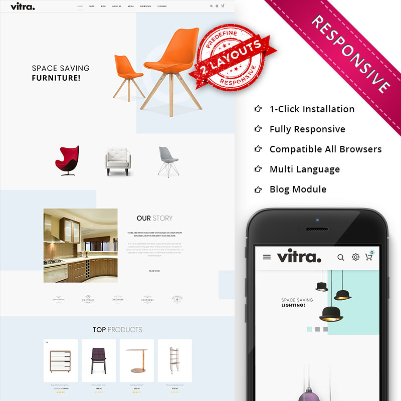 Vitra - The Multipurpose Responsive WooCommerce Theme